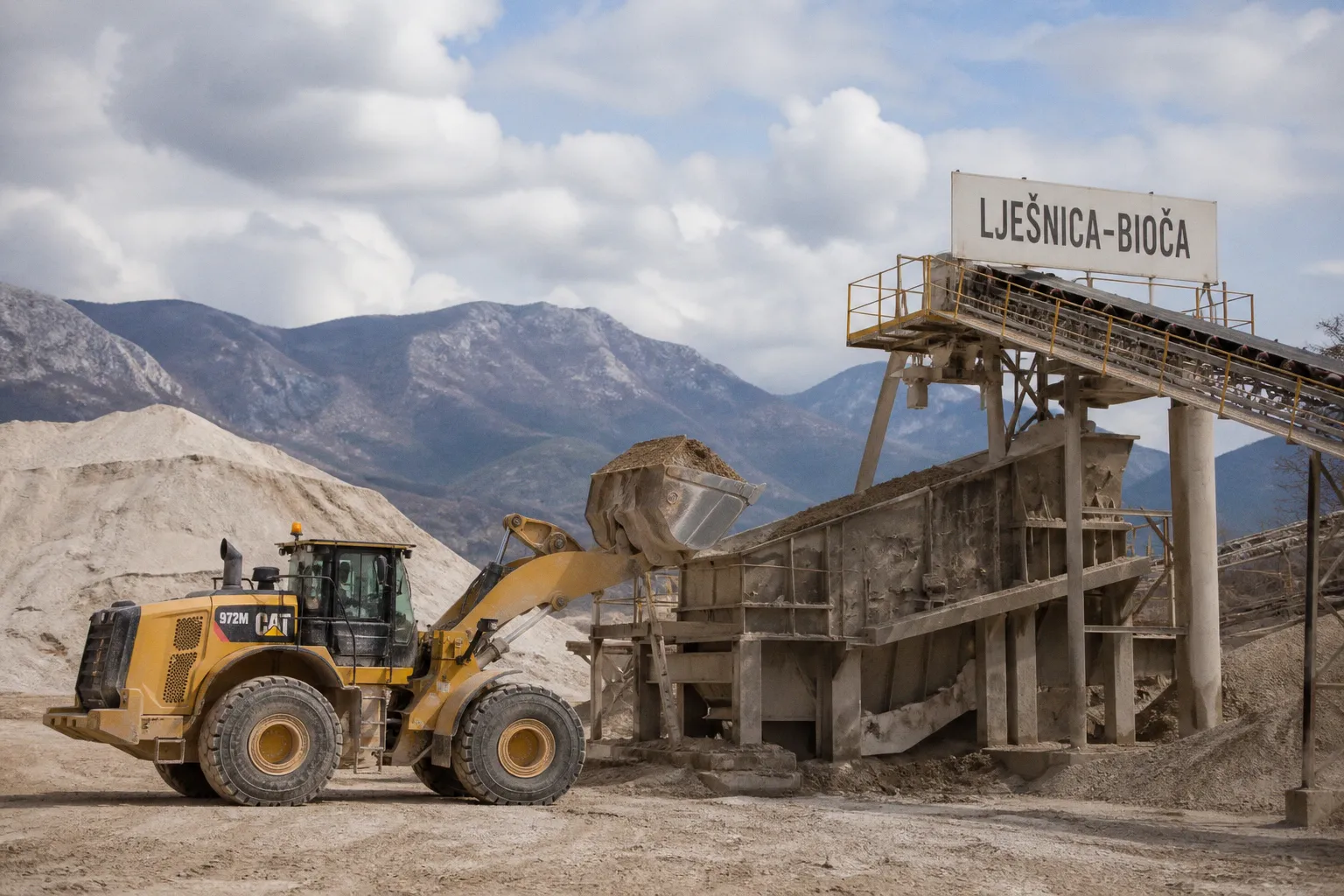 Carrière de Lješnica-Bioča : 2,34 millions de m³ de pierre mis en concession au Monténégro