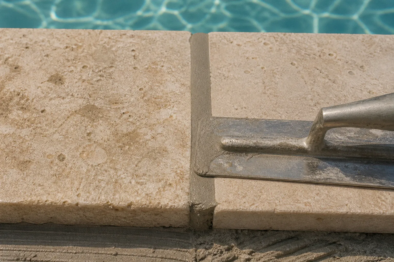 Joints de margelles de piscine : méthode pour un rendu étanche
