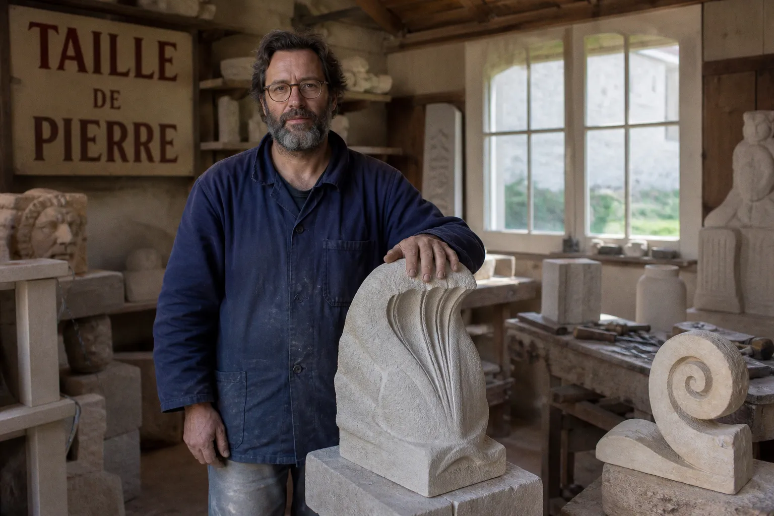 L'art de la taille de pierre : rencontre avec l'artisan André Letrouvé