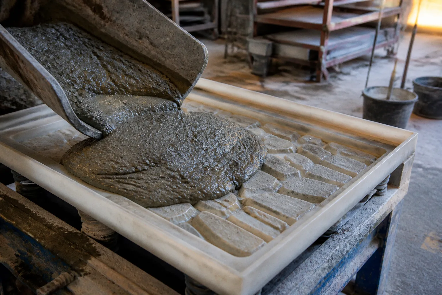 Moulage de pierre reconstituée : les étapes de fabrication