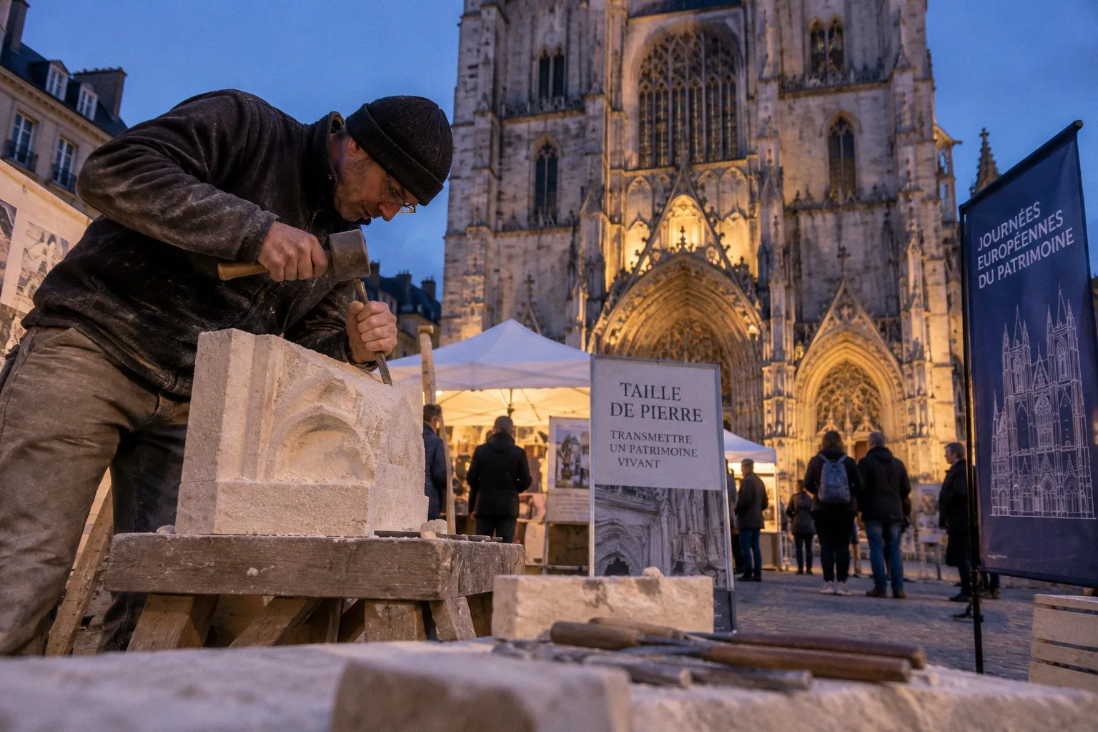 Nantes Patrimonia 2026 : immersion dans l'art de la taille de pierre à la cathédrale
