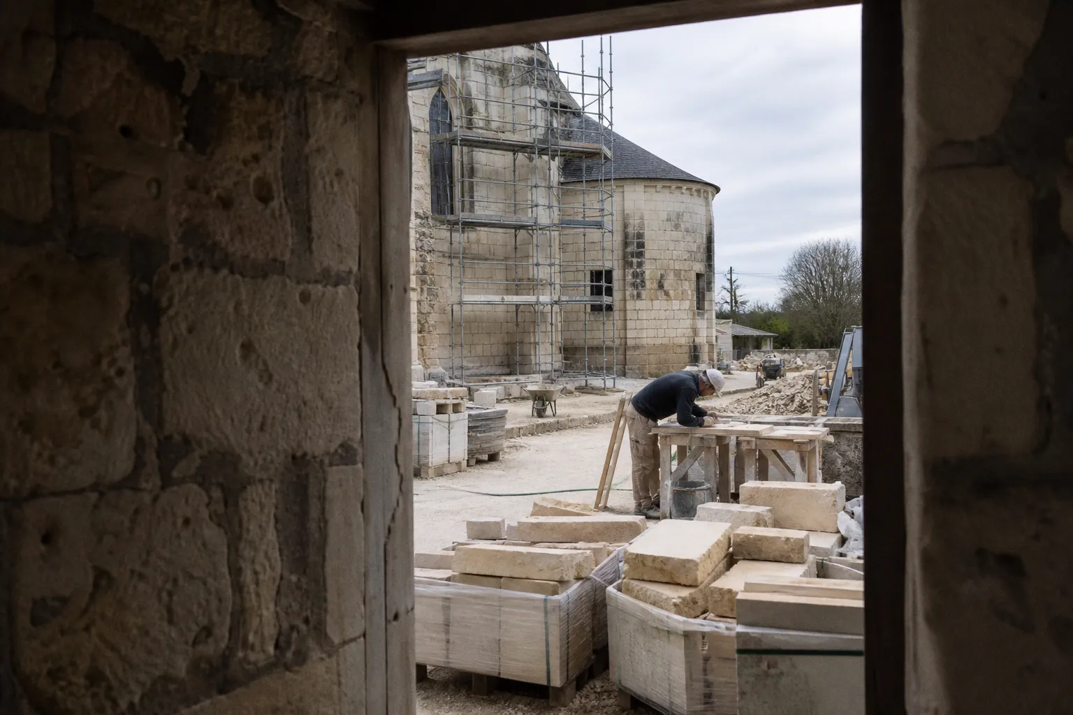 Restauration patrimoniale à Denée : les enjeux de la pierre en Anjou